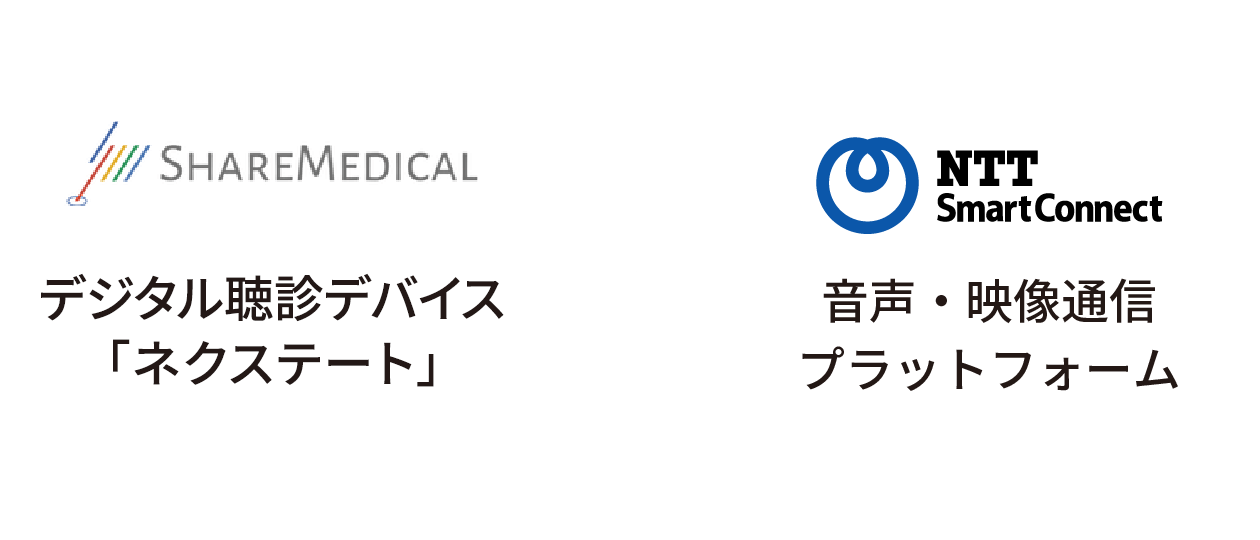 聴診⾳デジタル化デバイス「ネクステート」×音声・映像通信サービス