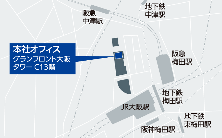 地図：本社オフィス