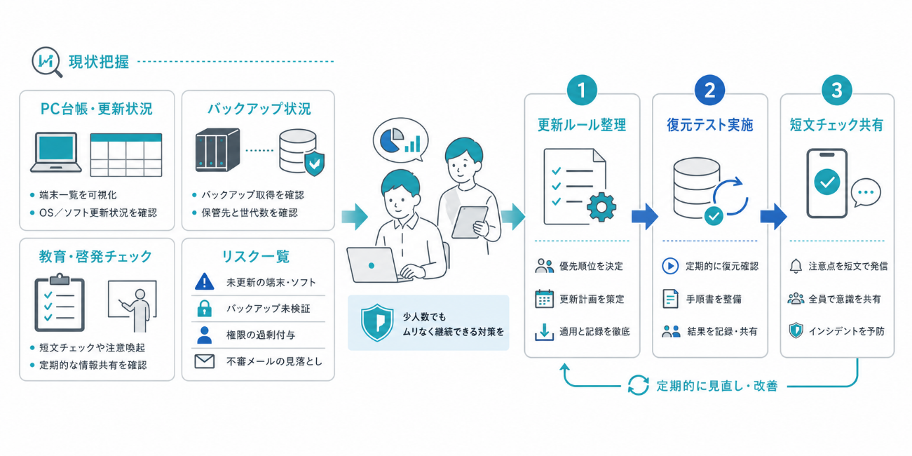 現実的な対策のステップ
